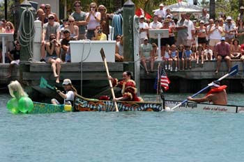 Schooner Wharf Minimal Regatta  2007 photo - Duval Street, Key West
